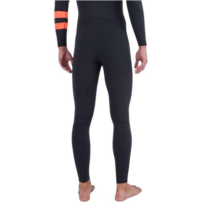 2024 Hurley Mens Plus 4/3mm Chest Zip Wetsuit MFS0012403 - Black / Graphite